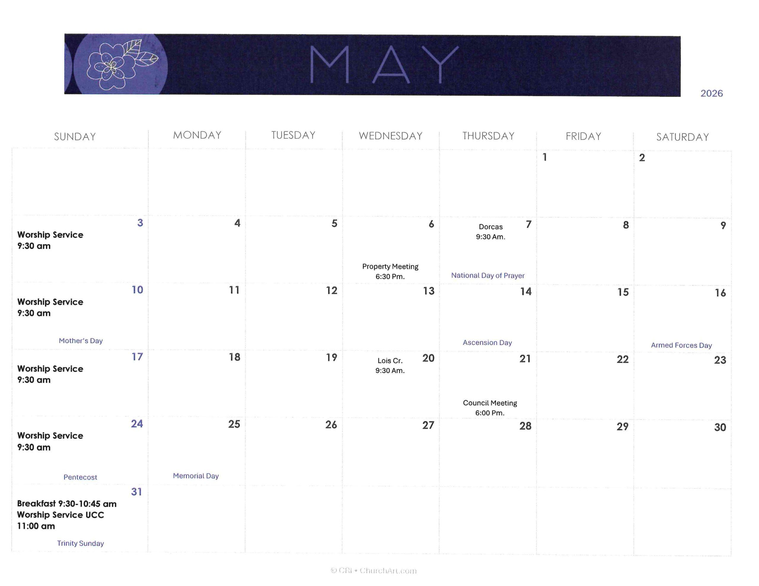February 2026 Calendar